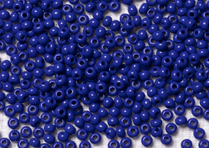 Бисер Чехия круглый 08/0 50 г 33050 непрозрачный синий