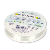 " Zlatka" / " Gamma" Леска для бисеропл. DF- 035 d 0. 35 мм 100 м №01 белый